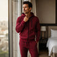 ⏰🔥 ¡OFERTA 50% OFF! 🧥✨ Conjunto Deportivo de Sudadera con Capucha y Pantalones para Hombre – Diseño de Bloques de Color, Cómodo y Estilo Casual