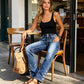 ✨ ¡A MITAD DE PRECIO! | Jeans Stretch para Mujer con Botones en el Tobillo