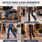 ✨ ¡A MITAD DE PRECIO! | Jeans Stretch para Mujer con Botones en el Tobillo