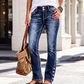 ✨ ¡A MITAD DE PRECIO! | Jeans Stretch para Mujer con Botones en el Tobillo