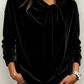 🍂 OFERTA DE TEMPORADA · -50% | Blusa de Terciopelo con Lazo para Mujer