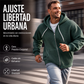 🔥 OFERTA IMPERDIBLE · -50% | Sudadera Waffle con Capucha para Hombre