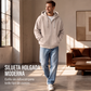 🔥 OFERTA IMPERDIBLE · -50% | Sudadera Waffle con Capucha para Hombre