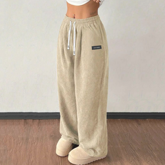 🍂 OFERTA DE TEMPORADA · -50% | Pantalón de Pana Wide Leg para Mujer