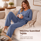 Conjunto de 2 piezas para mujer: top casual y pantalón de descanso