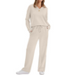 Conjunto de 2 piezas para mujer: top casual y pantalón de descanso