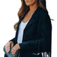 Chaquetas casuales de mujer con flecos y manga larga