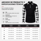 Camisa casual de manga larga con media cremallera para hombre
