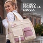 Bolso tote de lona con gran capacidad y múltiples bolsillos