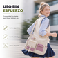 Bolso tote de lona con gran capacidad y múltiples bolsillos