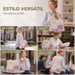 Bolso tote de lona con gran capacidad y múltiples bolsillos
