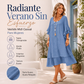 Vestido de verano para mujer con mangas de volante holgado