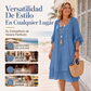 Vestido de verano para mujer con mangas de volante holgado