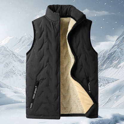 ✨️❄️Chaleco acolchado sin mangas, cálido y desenfadado, para el invierno, con forro polar.