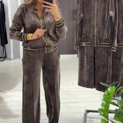 ✨ Conjunto de chándal de dos piezas para mujer: ¡elegancia y comodidad para cualquier ocasión! 💃