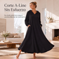 ⏰🔥 ¡OFERTA 50% OFF! 👗❄️ Vestido Largo de Felpa para Mujer – Súper Cálido, Extra Suave, Corte Línea A y Perfecto para el Invierno