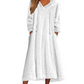 ⏰🔥 ¡OFERTA 50% OFF! 👗❄️ Vestido Largo de Felpa para Mujer – Súper Cálido, Extra Suave, Corte Línea A y Perfecto para el Invierno