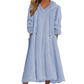 ⏰🔥 ¡OFERTA 50% OFF! 👗❄️ Vestido Largo de Felpa para Mujer – Súper Cálido, Extra Suave, Corte Línea A y Perfecto para el Invierno