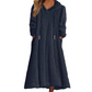 ⏰🔥 ¡OFERTA 50% OFF! 👗❄️ Vestido Largo de Felpa para Mujer – Súper Cálido, Extra Suave, Corte Línea A y Perfecto para el Invierno