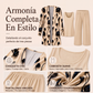 Conjunto elegante de 3 piezas con estampado para mujer