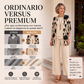 Conjunto elegante de 3 piezas con estampado para mujer