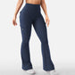 ⏰🔥 ¡OFERTA 50% OFF! 🧘‍♀️✨ Pantalones de Yoga Acampanados de Talle Alto para Mujer – Efecto Estilizador, Cómodos y con Bolsillos