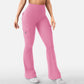 ⏰🔥 ¡OFERTA 50% OFF! 🧘‍♀️✨ Pantalones de Yoga Acampanados de Talle Alto para Mujer – Efecto Estilizador, Cómodos y con Bolsillos