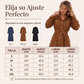Vestido camisero midi de pana para mujer con cinturón