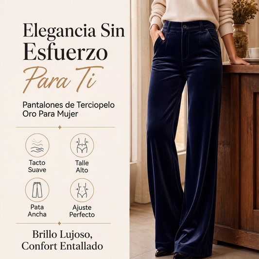 ⏰🔥 ¡OFERTA 50% OFF! 👖✨ Pantalones de Pana de Tiro Alto y Pierna Ancha para Mujer – Efecto Piernas Largas, Favorecedores y Cómodos