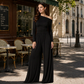 ⏰🔥 ¡OFERTA 50% OFF! 👗✨ Mono de Pierna Ancha con Hombros al Descubierto para Mujer – Elegante, Favorecedor y Cómodo para Cualquier Ocasión