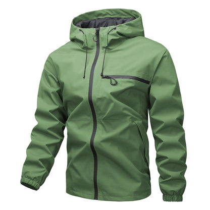 🏆¡Más vendido!🏆 Chaqueta con capucha impermeable para exterior para hombre
