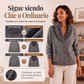 ⏰🔥 ¡OFERTA 50% OFF! 👗✨ Cárdigan de punto con cuello peludo para mujer