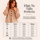 Jersey de punto de cuello en V para mujer
