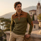 ⏰🔥 ¡OFERTA 50% OFF! 👕✨ Jersey de Punto de Pana con Cuello de Cremallera de 1/4 para Hombre – Cálido, Suave y con Estilo Casual Moderno
