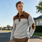 ⏰🔥 ¡OFERTA 50% OFF! 👕✨ Jersey de Punto de Pana con Cuello de Cremallera de 1/4 para Hombre – Cálido, Suave y con Estilo Casual Moderno
