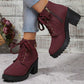 ⏰🔥 ¡OFERTA 50% OFF! 👢✨ Botines Vaqueros de Tacón Grueso para Mujer – Estables, Cómodos, Modernos y Fáciles de Combinar