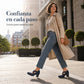 🏷️MITAD DE PRECIO🏷️ Zapatos Mary Jane para mujer con puntera redonda, tira cruzada, tacón grueso, plataforma y tacones altos con recortes
