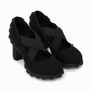 🏷️MITAD DE PRECIO🏷️ Zapatos Mary Jane para mujer con puntera redonda, tira cruzada, tacón grueso, plataforma y tacones altos con recortes