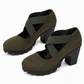 🏷️MITAD DE PRECIO🏷️ Zapatos Mary Jane para mujer con puntera redonda, tira cruzada, tacón grueso, plataforma y tacones altos con recortes