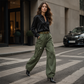 ⏰🔥 ¡OFERTA 50% OFF! 👚✨ Pantalones cargo holgados elásticos para mujer