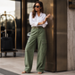 ⏰🔥 ¡OFERTA 50% OFF! 👚✨ Pantalones cargo holgados elásticos para mujer
