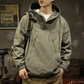⏰🔥 ¡OFERTA 50% OFF! 🧥❄️Chaqueta anorak casual con capucha y cortaviento para hombre