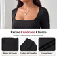 ⏰🔥 ¡OFERTA 50% OFF! 👚✨Mono casual de mujer de cuello cuadrado y pierna ancha