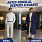 Abrigo de hombre elegante y cálido refinado
