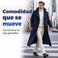 Abrigo de hombre elegante y cálido refinado