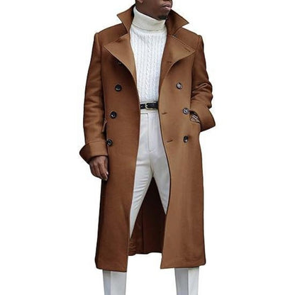 Abrigo de hombre elegante y cálido refinado