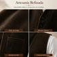 Chaleco informal de cuello en V para hombre, estilo vintage