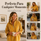 Top de terciopelo con cuello de media cremallera y manga 3/4 para mujer