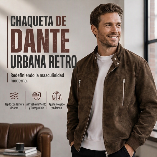⏰🔥 ¡OFERTA 50% OFF! 🧥✨ Cazadora Bomber Retro de Ante para Hombre – Corte Oversize, Estilo Urbano y Comodidad Premium para el Día a Día