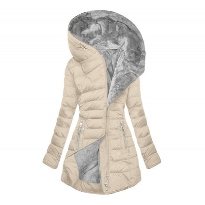 ⏰🔥 ¡OFERTA 50% OFF! 👚✨Abrigo de invierno con capucha aislado para mujer